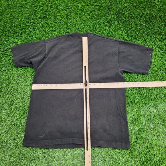 Vintage 1993 Marathon Shirt Womens Medium 19x23 Black Schwister - Picture 3 of 15